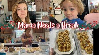 A Little Festive (Mama needs a break) | Large Family Vlog