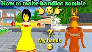 How cut hands how make handles zombies horse ghost tutorial sakura school simulator/•○•\