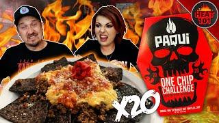 2020 One Chip Challenge X20 | Carolina Reaper Nachos?!