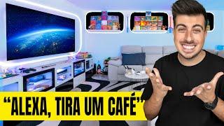 A minha CASA INTELIGENTE FUTURISTA !! Parece MAGIA