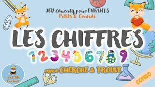 COMPTE LES CHIFFRES de 1 à 10 en français ⭐ Maths ⭐Jeu éducatif pour maternelle  2-5 ans