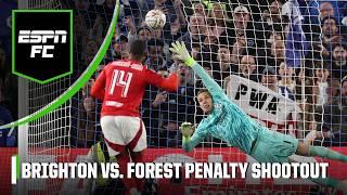 Brighton vs. Nottingham Forest FULL PENALTY SHOOTOUT  FA Cup Quarterfinals | ESPN FC