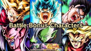 BEST BATTLE BONUS CHARACTERS TEAM'S FOR ZENKAI RUSH BATTLE - ZAMASU | DRAGON BALL LEGENDS PVE