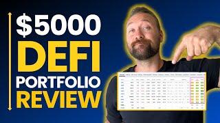 Reviewing a $5K Defi Portfolio (Crypto Passive Income)