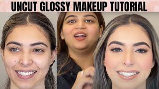 GLOSSY Makeup explained by @Sakshi Gupta Makeup Studio & Academy in simple steps #makeup