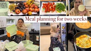 Mujh se samjhdar to sonia nikli || Two weeks ki meal planning kar li || tips for meal planning ||