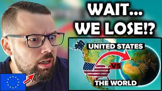 European Reacts to The United States vs The World - Who Would Win?