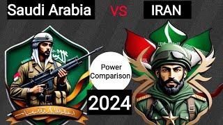 Iran vs Saudi Arabia Power Comparison - Malitary Comparison #powercomparison