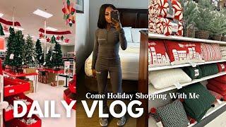 VLOG: COME HOLIDAY SHOPPING WITH ME || decor, snacks,movies, etc. Vlogmas Day 4