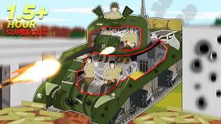 Life Inside The Most Legendary Tanks (Cross Sections) - Supercut