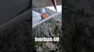 Another angle on the Pizza Drop! #doordash #littleceasars #flying