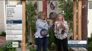 Colorful Hanging 3D Spiral Wind Spinner on QVC