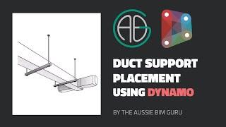 Duct support placement using Dynamo!