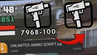 GTA SA - Unlimited Ammo Script [Android/IOS] Direct Link No Password #gtasanandreas #cleomods