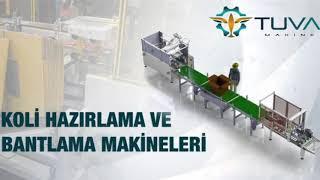 Karton Koli Hazırlama Makinesi ve Koli Kapama Bantlama Makine Hattı / Case Erector - Sealing Machine