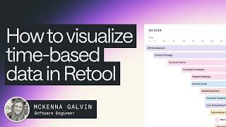 How to visualize time-based data in Retool