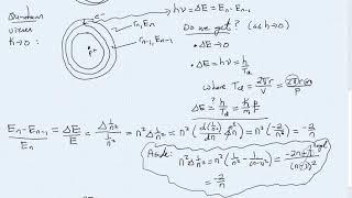 L11.2 Detailed Correspondence Principle for H atom