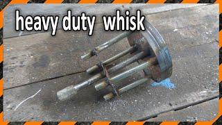 Heavy duty multi mixer  whisk  for a construction mixer - we make a reinforced structure DIY