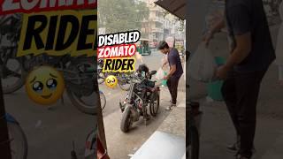 Pehli Bar Order Lene Aye Disabled Zomato Rider