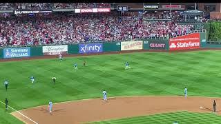 Fan Runs Onto Field At 2022 World Series