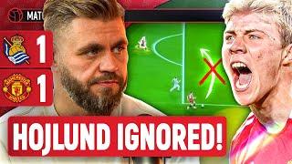 This Is Why Dalot Didn't Pass To Hojlund! | Stephen Howson REACTS | Real Sociedad 1-1 Man United