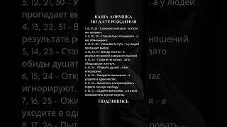 Ваша ловушка по дате рождения #нумерология #2025
