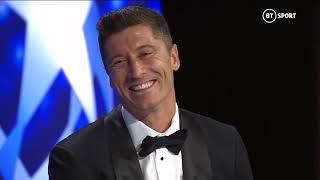 Robert Lewandowski wins 2019/20 UEFA Men's Forward of the Year award & talks his TikTok dance moves