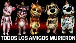 TODOS LOS AMIGOS MURIERON  - My Talking Tom Friends - AMONG US