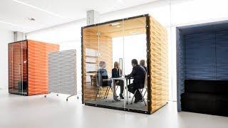 Vank's soundproof pod offers a private workspace in open-plan offices