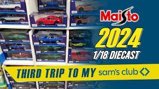 2024 Maisto 1/18 Scale, Third Trip at Sam's Club!!