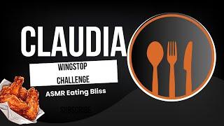 Claudia Wingstop | Challenge | ASMR Eating Bliss #mukbang #trending #video