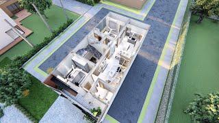 Trailer | 24X50 House Design 3D | 1200 Sqft | 133 Gaj | Archbytes