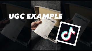 USER GENERATED CONTENT EXAMPLE | Unboxing, UGC Portfolio example