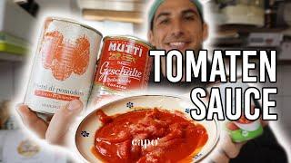 So macht man die Pizza Tomatensauce in Neapel! + Wir testen verschiedene Tomatenhersteller 