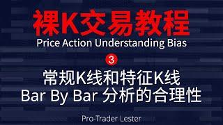 13年职业交易员：裸K交易教程｜常规K线&特征K线｜Bar By Bar分析的合理性｜Price Action Understanding Bias