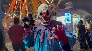 Fiesta Bay Boardwalk and Carnival of Terror Scare Zone at Six Flags Fright Fest