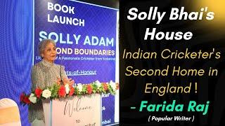 Farida Raj (Writer) speech, at “Solly Adam–Beyond Boundaries” by Vara Vantapati, Book Launch Event.