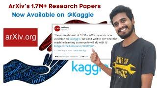 ArXiv’s 1.7M+ Research Papers Now Available on @kaggle | 1.7M+ arXiv Papers is Available on @kaggle