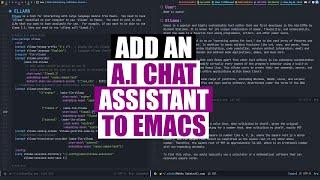 Adding Artificial Intelligence To Emacs