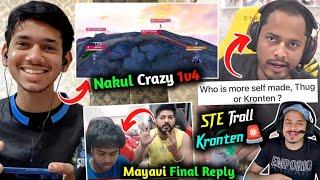 SouL Nakul 1v4 Scout Team STE Owner Troll Kronten Manya Mayavi Reply