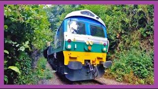 Mendip Rail Freight Trains & Shunt Yard - Whatley Quarry Branch Frome