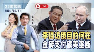 李强急赴俄罗斯 俄乌战势诡谲 | 金砖支付系统上线 打破美元垄断【特邀嘉宾宋忠平】 2024/08/21《33南北线》新西兰33中文台