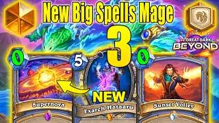 Best Big Spells Mage Deck 3 To Craft That's So Broken To Play At The Great Dark Beyond | Hearthstone