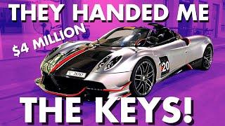 Driving the Pagani Huayra Roadster BC on track