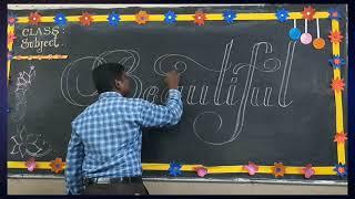 Beautiful. how to write beautiful in calligraphy / Handwriting @Pavan26handwritingspecialist