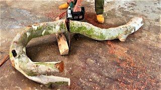 Creative Woodworking Idea From Discarded Pieces Of Wood Combined With Solid Wood | Cheap Woodworking