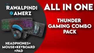 Unboxing Thunder Keyboard Mouse Headphone