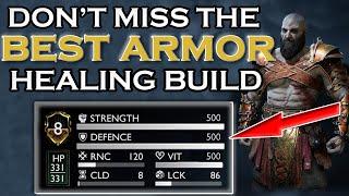 God Of War Ragnarok - The BEST Armor Build That Gives You UNLIMITED HEALING!