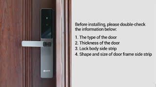 How to install EZVIZ Smart Lock DL05