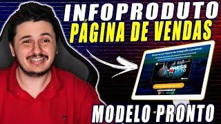 Modelo Pronto + Passo a Passo | Página de vendas para infoproduto | Muito Fácil